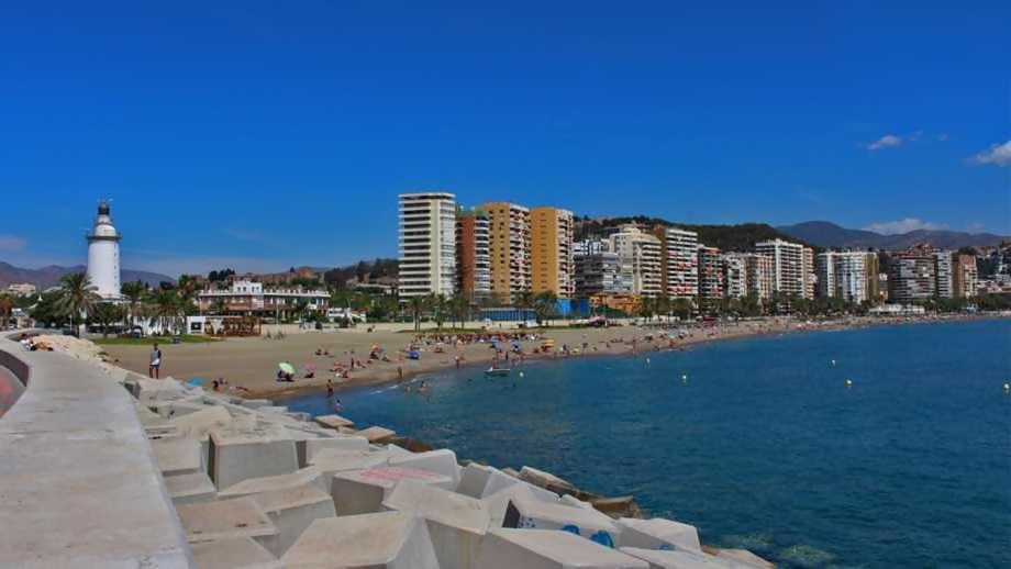 Sr Malagueta Beach Front Wonderful Sea View مالقة المظهر الخارجي الصورة